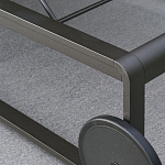 Шезлонг на металлическом каркасе с регулируемой спинкой GUELL Sunbed варинант исполнения - 6 | Loft Concept в Екатеринбурге