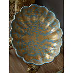 Чаша с орнаментом на бронзовых ножках в виде ангелов Eden Garden варинант исполнения - 4 | Loft Concept в Екатеринбурге