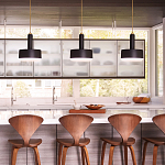 Подвесной светильник цилиндрический с белым плафоном Hinkley варинант исполнения - 11 | Loft Concept в Екатеринбурге