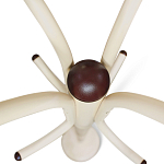 Вешалка напольная бежевая с 4-мя металлическими крючками Noble Branches варинант исполнения - 4 | Loft Concept в Екатеринбурге