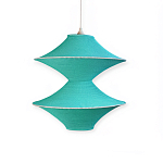 Подвесной вязаный бирюзовый светильник «Звезда Востока 02» варинант исполнения - 2 | Loft Concept в Екатеринбурге
