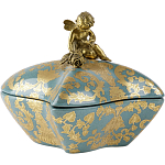 Фарфоровая шкатулка Angel with a rose варинант исполнения - 2 | Loft Concept в Екатеринбурге