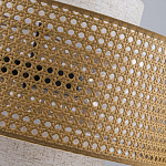 Подвесной светильник с декоративным поясом из плетеного бамбука Biuloggicu варинант исполнения - 9 | Loft Concept в Екатеринбурге