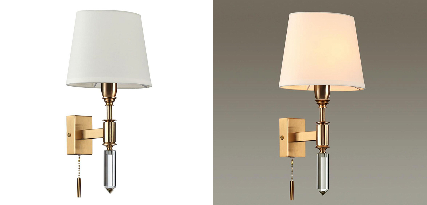 Бра Ramona White Wall Lamp Бра Ramona White Wall Lamp - Loft-Concept в Екатеринбурге