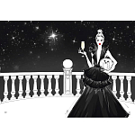 Megan Hess. Te Lttle Blk Dess варинант исполнения - 3 | Loft Concept в Екатеринбурге