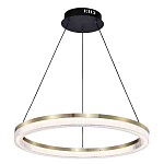 Люстра подвесная круглая светодиодная с золотым каркасом Ring Horizontal варинант исполнения - 1 | Loft Concept в Екатеринбурге