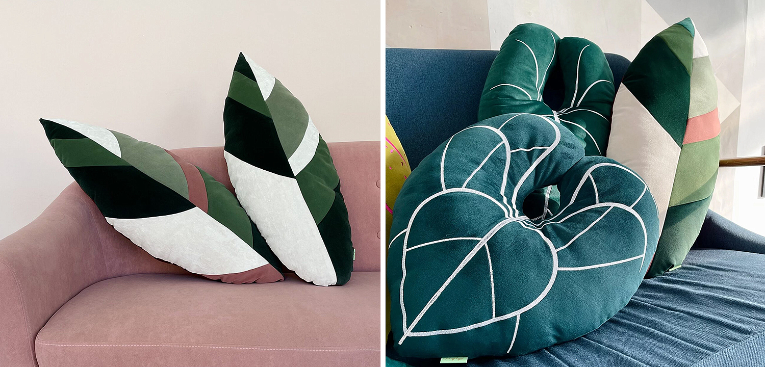 Декоративная подушка Botanical Cushion Stromanta Sanguinea Декоративная подушка Botanical Cushion Stromanta Sanguinea - Loft-Concept в Екатеринбурге