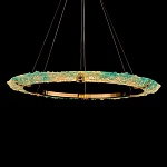 Люстра в форме кольца с цветочным декором Warm Heavenly Light варинант исполнения - 3 | Loft Concept в Екатеринбурге