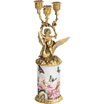 Фарфоровый подсвечник Лебедь с ангелом Asse варинант исполнения - 1 | Loft Concept в Екатеринбурге