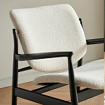 Кресло с каркасом и ножками из древесины и мягкими сиденьем и спинкой Venice варинант исполнения - 8 | Loft Concept в Екатеринбурге