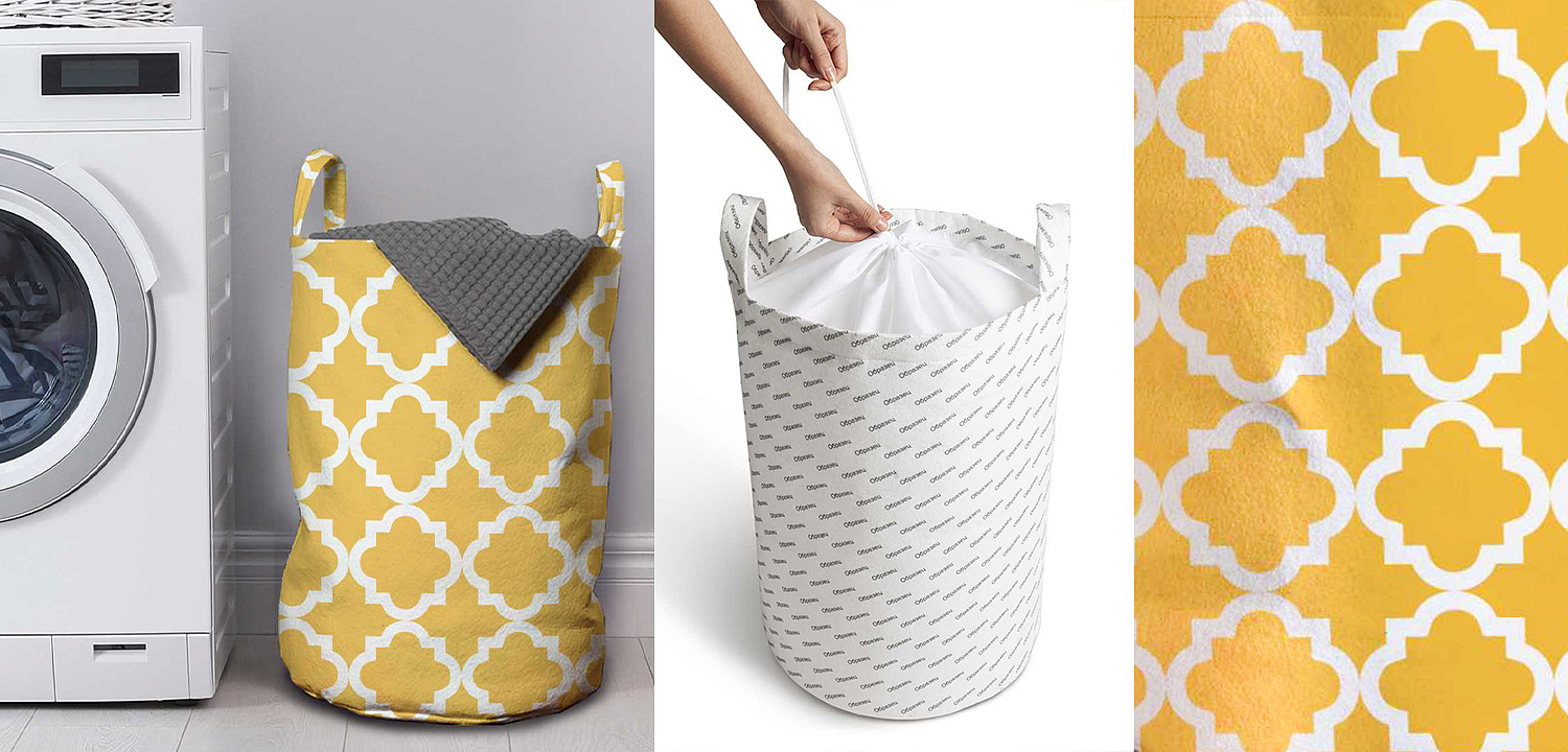 Корзина Yellow Ornament Basket Корзина Yellow Ornament Basket - Loft-Concept в Екатеринбурге