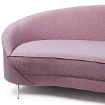 Диван Paulet Sofa Сиреневое Букле варинант исполнения - 4 | Loft Concept в Екатеринбурге