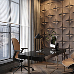 Гипсовая 3D панель с принтографией PM-22 варинант исполнения - 3 | Loft Concept в Екатеринбурге