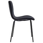 Стул черный с обивкой из велюра Black Archie Chair варинант исполнения - 1 | Loft Concept в Екатеринбурге