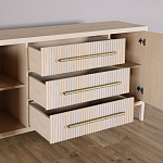 Буфет Primo с тремя ящиками и двумя фасадами Светлый дуб варинант исполнения - 5 | Loft Concept в Екатеринбурге