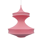 Подвесной вязаный розовый светильник «Моника» варинант исполнения - 1 | Loft Concept в Екатеринбурге