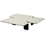 Стол журнальный низкий с фигурной столешницей Threshold варинант исполнения - 1 | Loft Concept в Екатеринбурге