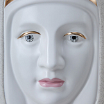 Ваза с золотисто-белыми фрагментами Faces of Imagination варинант исполнения - 6 | Loft Concept в Екатеринбурге