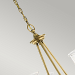 Люстра с прозрачными плафонами из пузырчатого стекла Kichler варинант исполнения - 5 | Loft Concept в Екатеринбурге