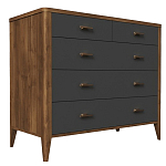 Комод из массива бука с 5-ю ящиками Tasteful Furniture варинант исполнения - 2 | Loft Concept в Екатеринбурге