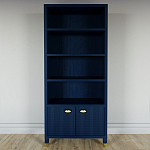 Книжный Стеллаж Elsa Dreams Blue с задней стенкой варинант исполнения - 5 | Loft Concept в Екатеринбурге