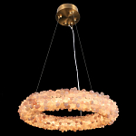 Люстра кольцевая с частичками натурального горного хрусталя Crystal Shimmer варинант исполнения - 1 | Loft Concept в Екатеринбурге