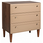 Комод бежевый из массива бука с 3-мя ящиками Wenge Light варинант исполнения - 1 | Loft Concept в Екатеринбурге