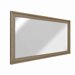 Зеркало прямоугольное с классической деревянной рамой Flowchart варинант исполнения - 1 | Loft Concept в Екатеринбурге