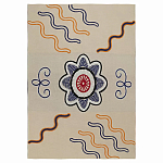 Плед хлопковый по мотивам эвенских орнаментов Ural and Siberian Patterns варинант исполнения - 1 | Loft Concept в Екатеринбурге