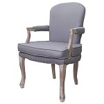 Кресло Aubrey Classical Armchair grey flax варинант исполнения - 3 | Loft Concept в Екатеринбурге