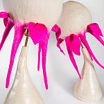 Торшер фуксия «Цветы из снов»  варинант исполнения - 2 | Loft Concept в Екатеринбурге