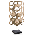 Маска ручной работы деревянная резная Roots Мask варинант исполнения - 1 | Loft Concept в Екатеринбурге