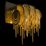 Бра с перфорированными металлическими дугами и цепочками 22 см Atlantis Chain варинант исполнения - 2 | Loft Concept в Екатеринбурге