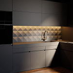 Гипсовая 3D панель с принтографией PM-104 варинант исполнения - 2 | Loft Concept в Екатеринбурге