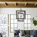 Люстра из пересекающихся квадратных элементов Intersecting Squares варинант исполнения - 2 | Loft Concept в Екатеринбурге