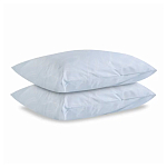 Постельное белье голубого цвета из перкаля с принтом 200х220 см Aurora Allure варинант исполнения - 2 | Loft Concept в Екатеринбурге