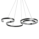 Люстра подвесная светодиодная в виде волнообразной ленты Ribbon Vortex варинант исполнения - 1 | Loft Concept в Екатеринбурге