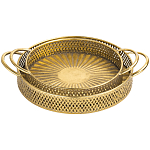 Поднос железный Gold Mesh варинант исполнения - 1 | Loft Concept в Екатеринбурге