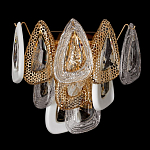 Бра с белыми и прозрачными подвесками Character Chandelier варинант исполнения - 2 | Loft Concept в Екатеринбурге