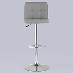 Барный стул с сиденьем серого цвета Honory варинант исполнения - 3 | Loft Concept в Екатеринбурге