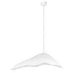 Подвесной светильник с асимметричным волнообразным абажуром и фактурной бахромой по краю Tactile Line варинант исполнения - 8 | Loft Concept в Екатеринбурге