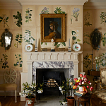 Обои ручная роспись Botanical Studies Linnaeus colourway варинант исполнения - 1 | Loft Concept в Екатеринбурге