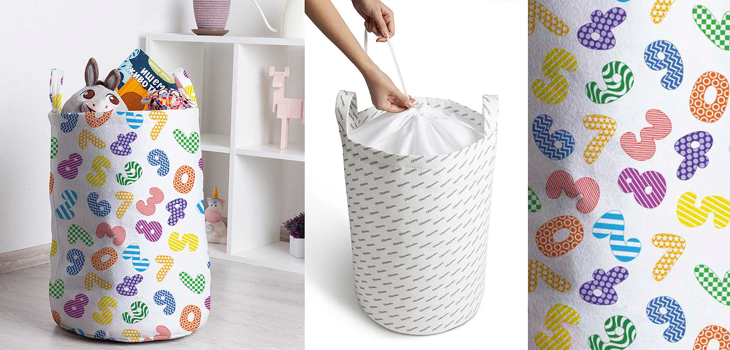 Корзина Colored Numbers Basket Корзина Colored Numbers Basket - Loft-Concept в Екатеринбурге