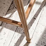 Барный стул из массива бука светло-зеленый с растительным орнаментом Raffael Angel Green Bar stool варинант исполнения - 5 | Loft Concept в Екатеринбурге