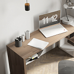 Письменный стол прямоугольный с полочкой под столешницей EcoComb варинант исполнения - 3 | Loft Concept в Екатеринбурге