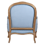 Кресло Ava Classical Armchair light blue velour варинант исполнения - 3 | Loft Concept в Екатеринбурге