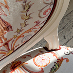 Стул из массива бука бежевый с растительным орнаментом Raffael Angel Beige Chair варинант исполнения - 3 | Loft Concept в Екатеринбурге