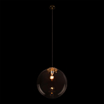 Подвесной светильник со стеклянным прозрачным плафоном в форме шара и золотыми металлическим акцентами 30 ClassiCon варинант исполнения - 3 | Loft Concept в Екатеринбурге