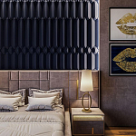 Гипсовая 3D Панель CRYSTAL SYMPHONY B варинант исполнения - 1 | Loft Concept в Екатеринбурге