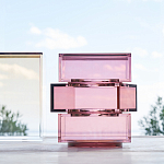 Стол журнальный в форме кубов Acrylic Furniture Lumina Crimson Clarity варинант исполнения - 9 | Loft Concept в Екатеринбурге